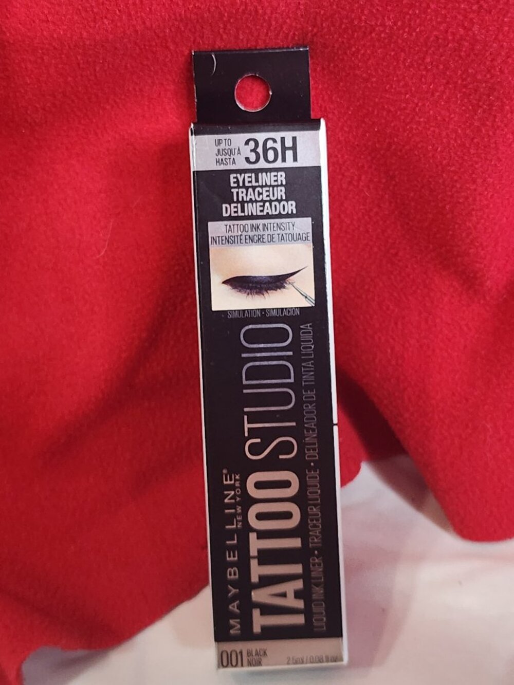 Maybelline New York Tattoo Studio 36H Liquid Ink Liner .08fl oz. Color 001 Black
